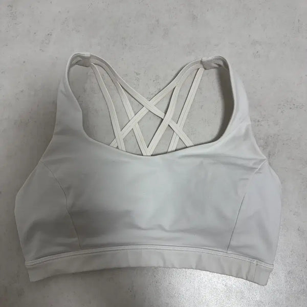 [BUNJANG] Lululemon Energy Bra Medium Support White S / 룰루레몬 에너지브라 미디엄서포트