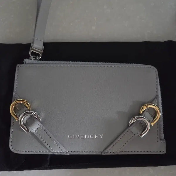 [BUNJANG] Givenchy Light Grey Cardholder and Coin Pouch / 지방시 라이트 그레이 카드지갑 겸 동전지갑