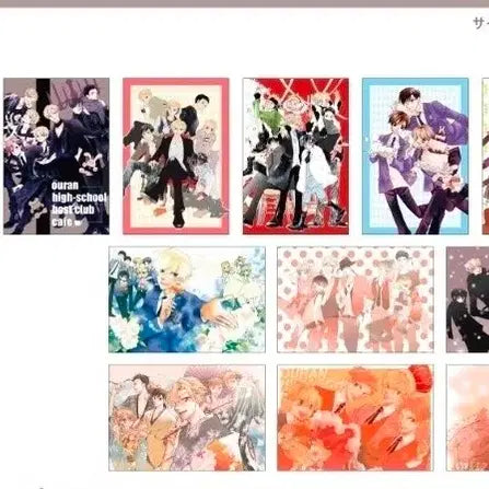 [BUNJANG] Ouran High School Host Club Japan Collaboration Cafe Hikaru Postcard Set / 오란고교 호스트부 일본 콜라보카페 오란고교 사교클럽 히카루 엽서 굿즈