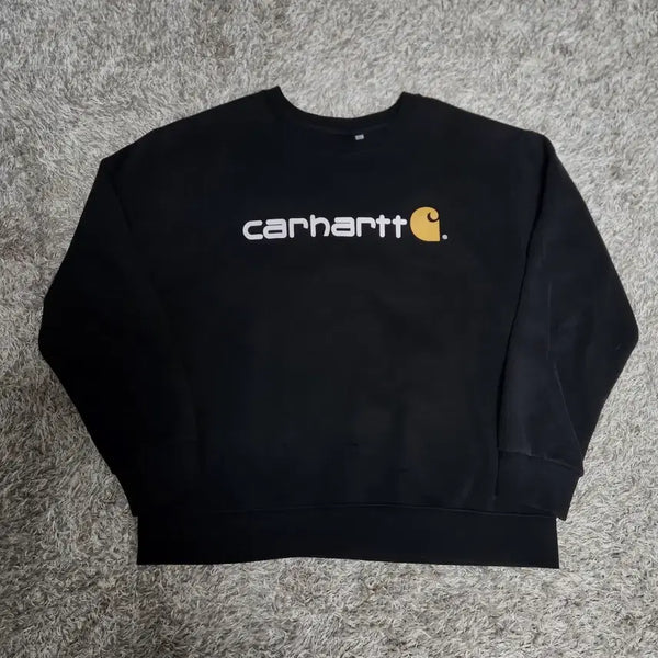 [BUNJANG] Carhartt USA Black Sweatshirt XL / MADE IN USA 칼하트 블랙 맨투맨 티셔츠 XL