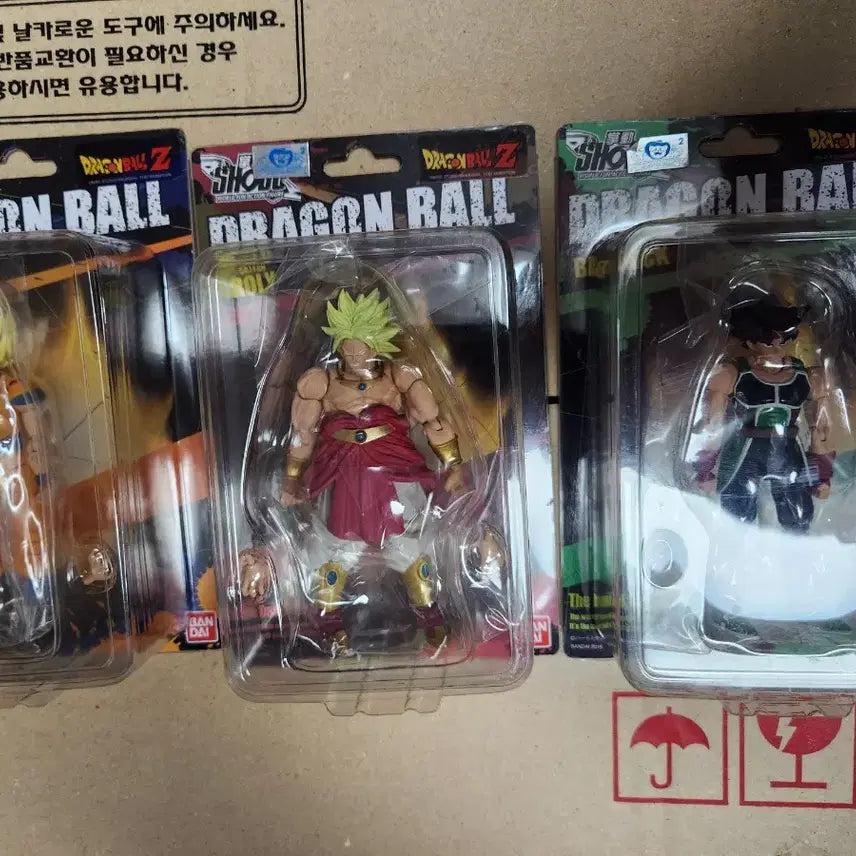 [BUNJANG] BANDAI Dragon Ball Broly, Goku, Bardock 3-Figure Set (Unsealed) / 장동 드래곤볼 브로리,손오공,버독 3종 미개봉 택포 6만