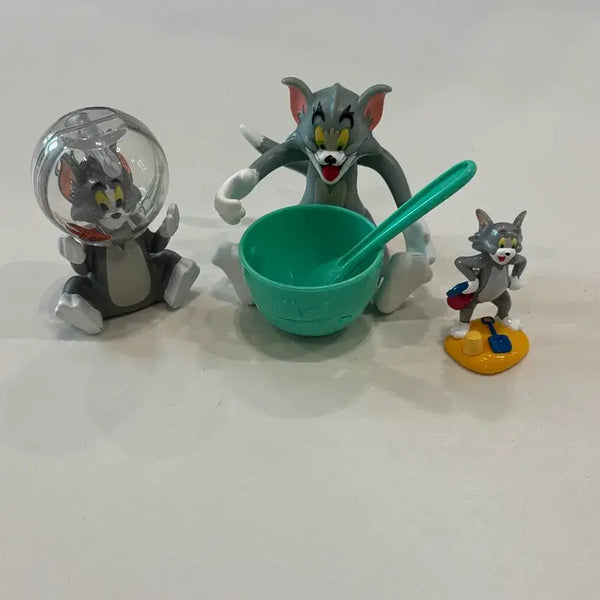 [BUNJANG] Vintage Tom and Jerry Happy Meal MacToy Figure Bundle Set / 빈티지 톰과제리 톰 해피밀 맥토이 피규어 일괄