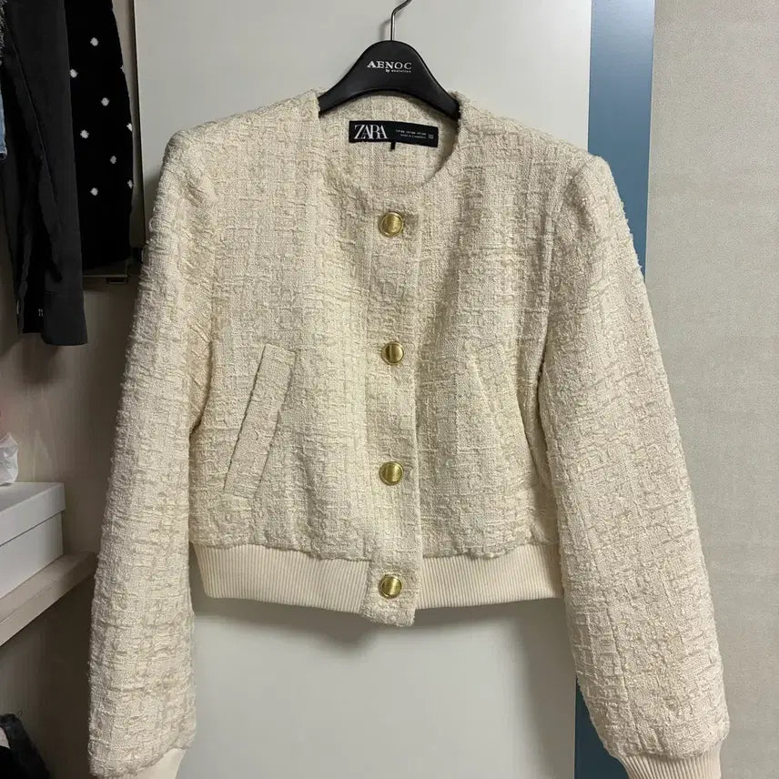 [BUNJANG] ZARA Tweed Jacket / 자라 ZARA 트위드 자켓(새상품)