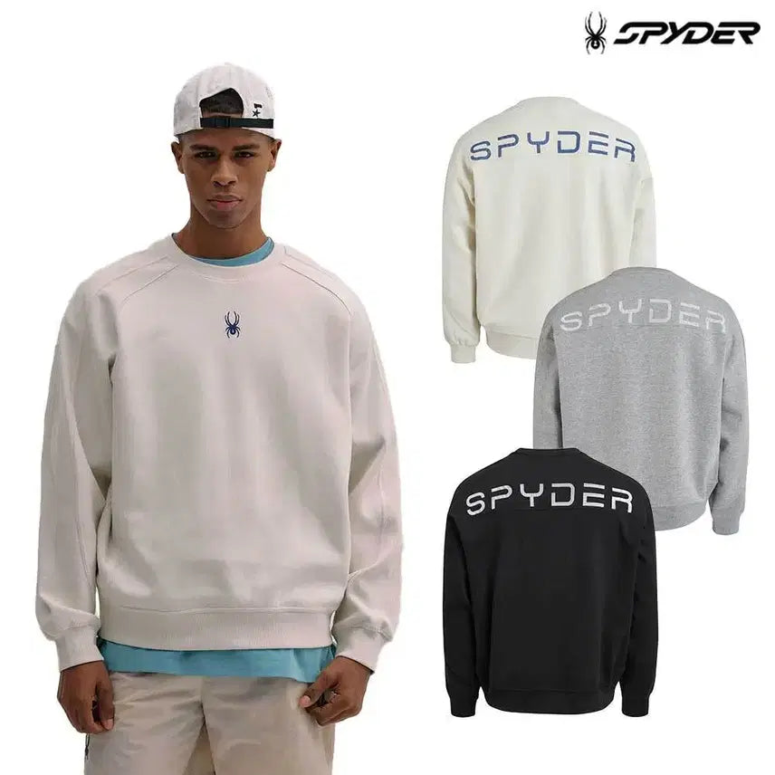[BUNJANG] Spyder 23SS Men's Back Print Raglan Sweatshirt (Size 105) / 남성) 23SS SPYDER 백프린트 레글런 스웨트 셔츠