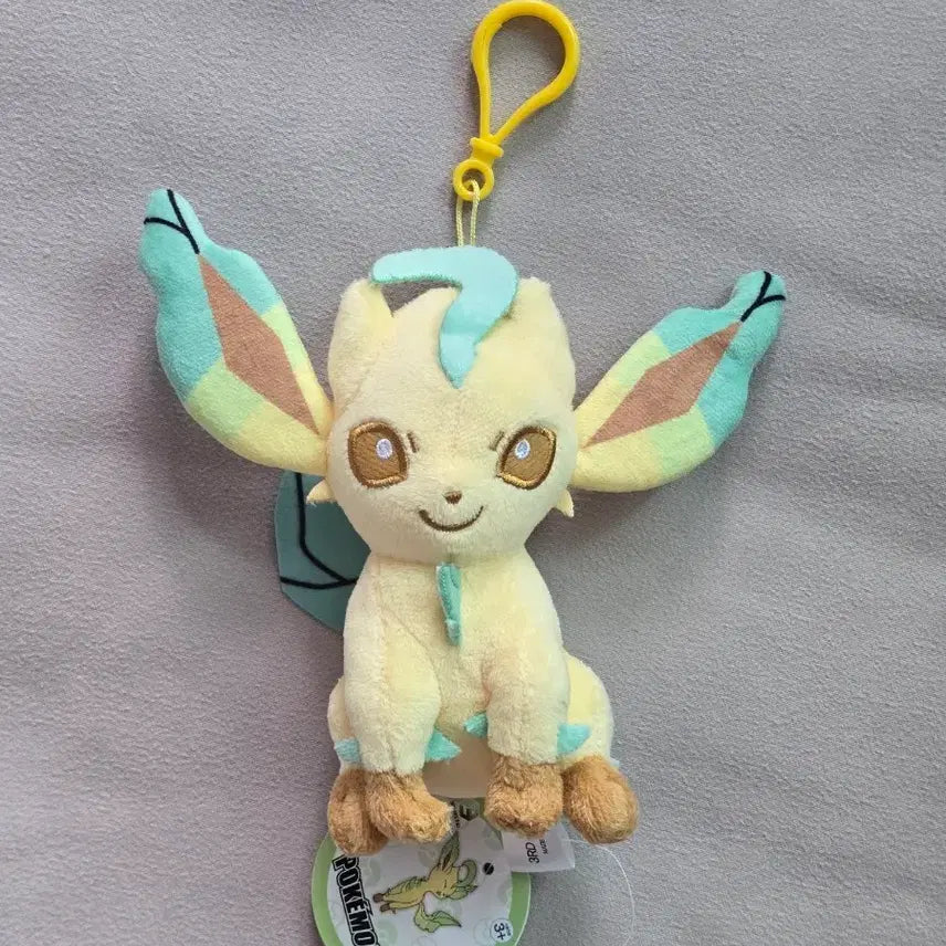 [BUNJANG] Pokemon Leafeon Plush Keychain / 포켓몬스터 리피아 인형 키링