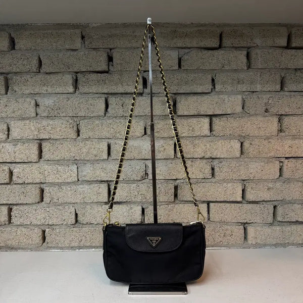 [BUNJANG] Prada Tessuto Saffiano Shoulder Bag / 정품 프라다 테수토 사피아노 숄더백