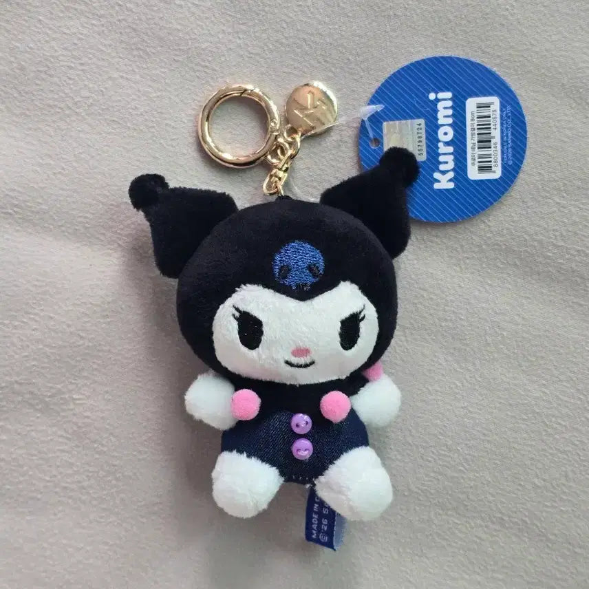 [BUNJANG] Kuromi Denim Keychain / 쿠로미 데님 키링