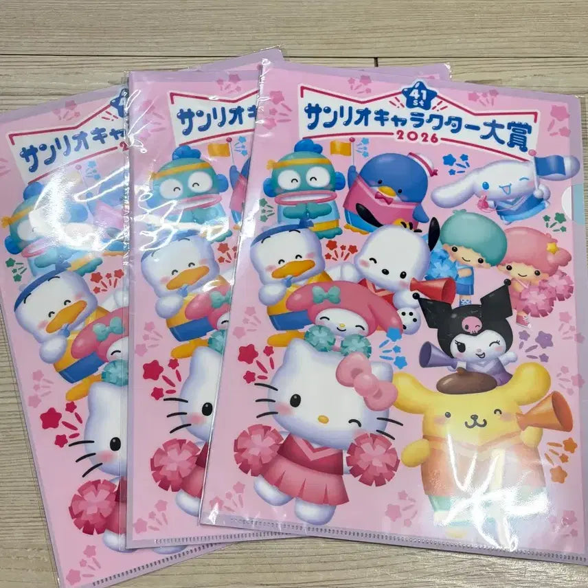 [BUNJANG] Sanrio Japan Offline Store Limited Clear File / 2026 일본 오프라인 산리오샵 한정 클리어 화일