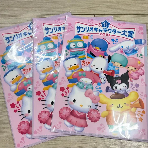 [BUNJANG] Sanrio Japan Offline Store Limited Clear File / 2026 일본 오프라인 산리오샵 한정 클리어 화일
