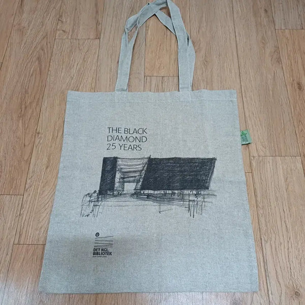 [BUNJANG] Royal Danish Library Black Diamond 25th Anniversary Eco Bag / 덴마크 왕립도서관 블랙 다이아몬드 25주년 에코백
