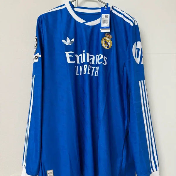 [BUNJANG] Real Madrid 2025-2026 Authentic Third Long Sleeve Jersey XL - Mbappe 10 / [미착용-새제품]25-26 어센틱 써드 긴팔 레알마드리드 XL