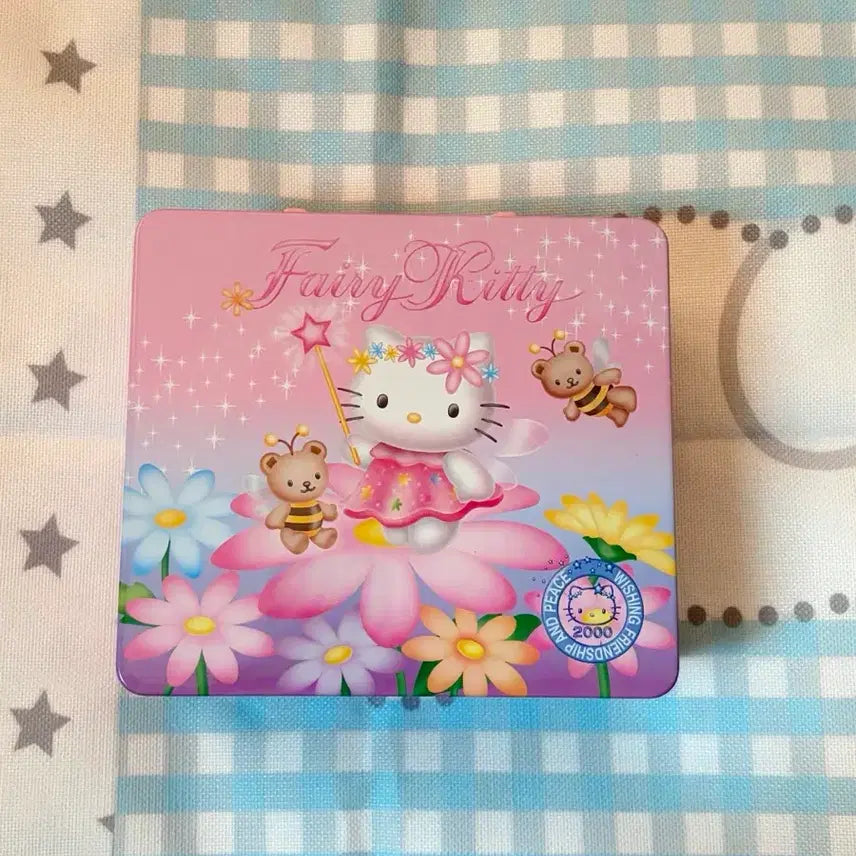 [BUNJANG] Vintage Hello Kitty Tin Case Storage Box / 고전 키티 틴케이스 보관함
