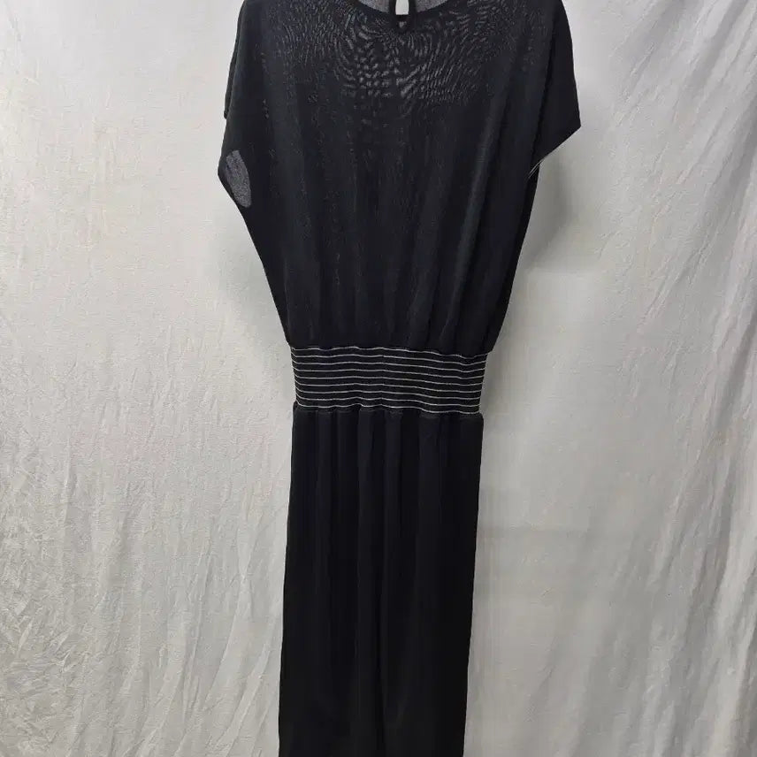[BUNJANG] Black Banding Short Sleeve Dress / 블랙 밴딩 반팔 원피스 77 88가능