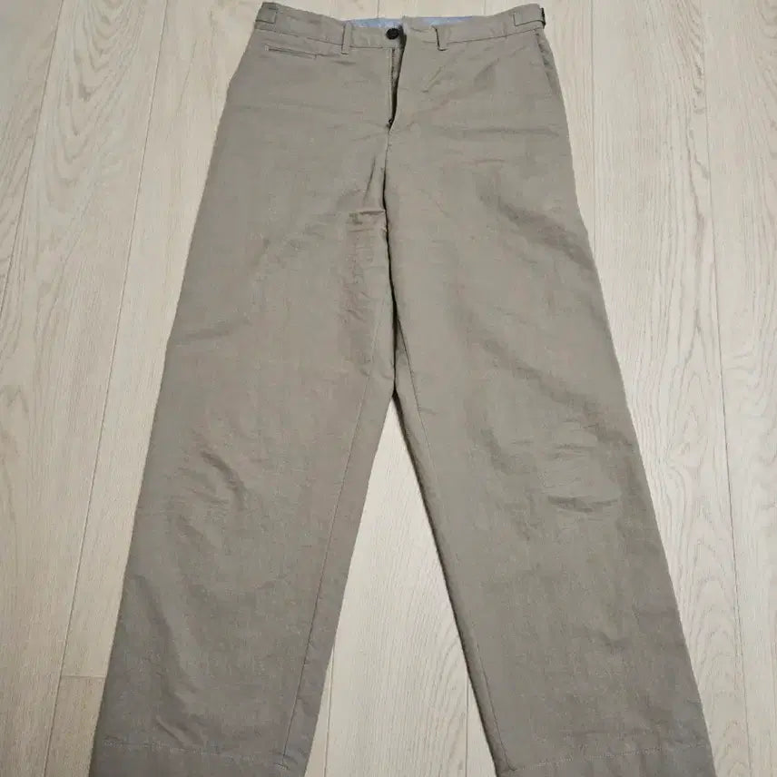 [BUNJANG] Another Office Curved Chino Pants Khaki / 어나더오피스 / office curved chino pants / 카키