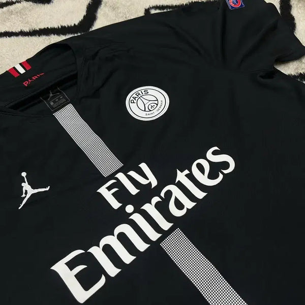 [BUNJANG] Jordan x PSG 18-19 Short Sleeve Uniform Jersey Black (International 2XL) / [해외2XL]조던xPSG 18-19 반팔 유니폼/블랙