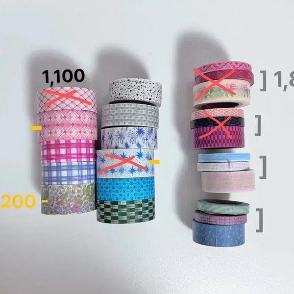 [BUNJANG] Magreseura Washi Tape & Memo Pad Set / 마그레세라 마테/메모패드