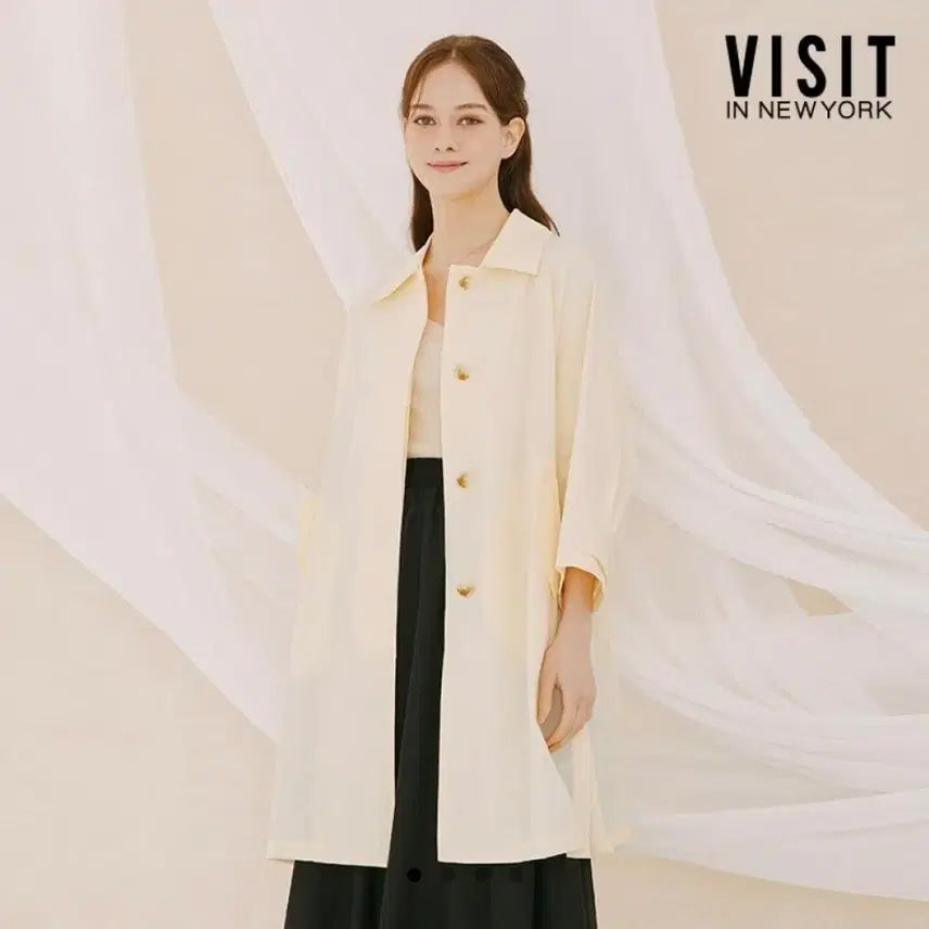 [BUNJANG] Visit in New York Trench Coat / 비지트인뉴욕  셔츠 바바리