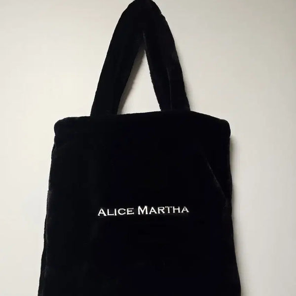 [BUNJANG] Alice Martha Velvet Shoulder Bag / 앨리스마샤 벨벳 숄더백