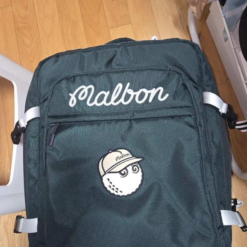 [BUNJANG] Malbon Golf Backpack Green / 말본 골프 백팩 그린