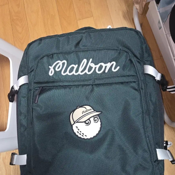 [BUNJANG] Malbon Golf Backpack Green / 말본 골프 백팩 그린