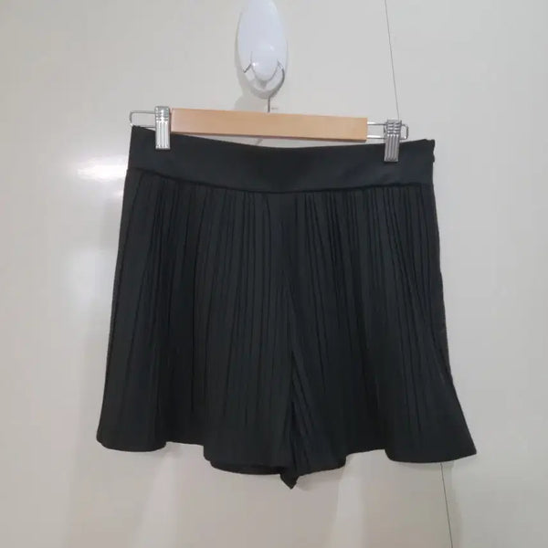 [BUNJANG] Zara Pleated Skort Black M / ZARA 플리츠 반바지 치마바지 블랙 M