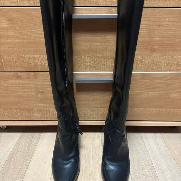 [BUNJANG] Alexander Wang Genuine Leather Long Boots / [이민정리] 알렉산더왕 정품 롱부츠