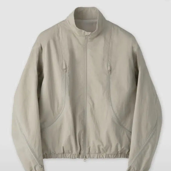[BUNJANG] COOR Multi Zip-Up Blouson Jumper Beige M / 쿠어 멀티집업 점퍼 블루종 베이지 M