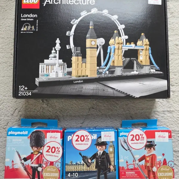[BUNJANG] LEGO + Playmobil London Landmark Set / 영국 런던 랜드마크 레고+플레이모빌 세트