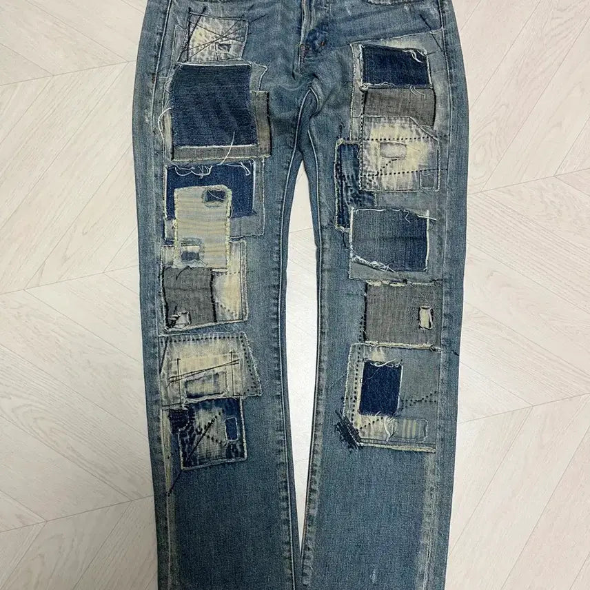 [BUNJANG] Polo Ralph Lauren Denim Patch Jeans Size 29 / 폴로 랄프로렌 데님패치진