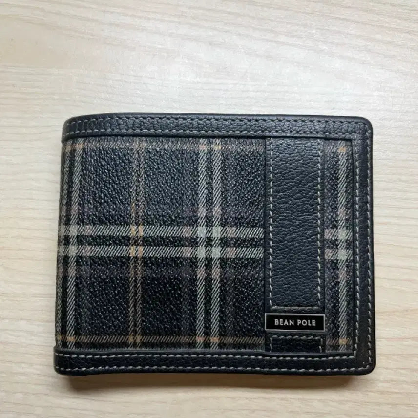 [BUNJANG] Beanpole Check Bifold Wallet / 빈폴 체크 반지갑