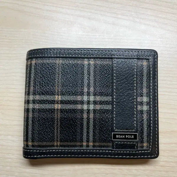 [BUNJANG] Beanpole Check Bifold Wallet / 빈폴 체크 반지갑
