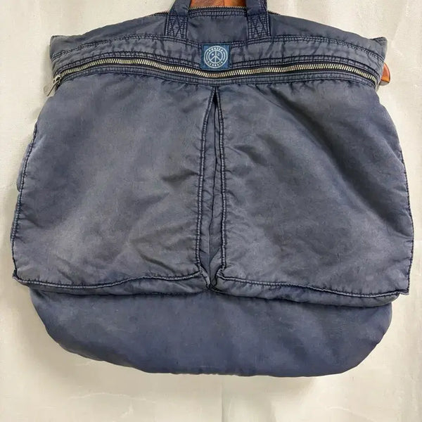 [BUNJANG] Porter Classic Helmet Bag L Indigo Dyed / 포터클래식 헬멧백 L