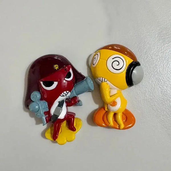 [BUNJANG] Classic Sgt. Frog Keroro Magnet Set (Giroro & Kururu) / 고전 개구리 중사 케로로 마그넷 2종