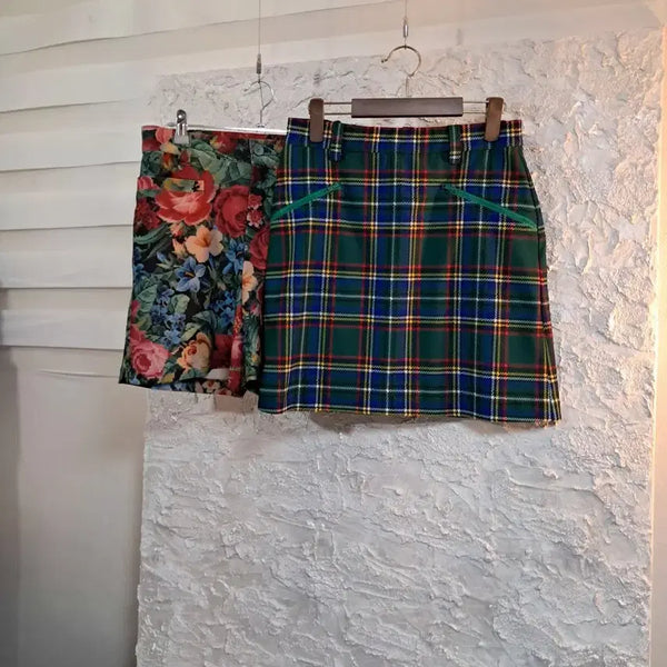 [BUNJANG] Noisey Noisey Floral Golf Shorts & Skirt Set / 2종일괄 noisey noisey노이지노이지플로랄 골프반바지. 골프스커트
