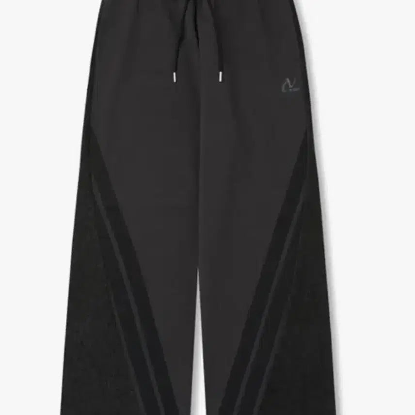 [BUNJANG] NERDY Diagonal Denim Track Pants Charcoal / 널디 데님트랙팬츠(새상품 택포3)