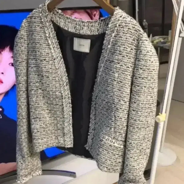 [BUNJANG] Tweed Jacket and Skirt Set - Size S / 트위드 보카 여성 자켓 및 스커트 사이즈S