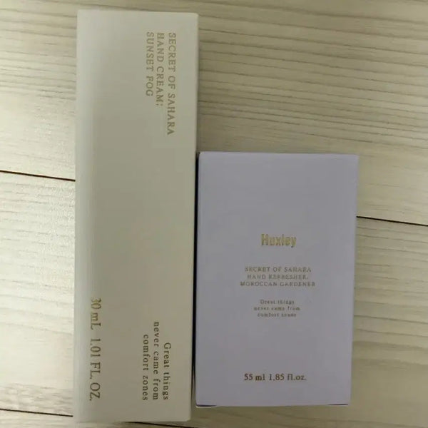 [BUNJANG] Huxley Hand Cream Sunset Fog + Moroccan Gardener Refresher Set / (새상품) 헉슬리 핸드크림 선셋포그+ 모로칸가드너 리프레셔