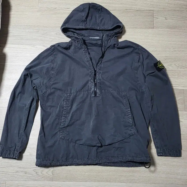 [BUNJANG] Stone Island Brushed Cotton Anorak Grey L / 스톤아일랜드 아노락