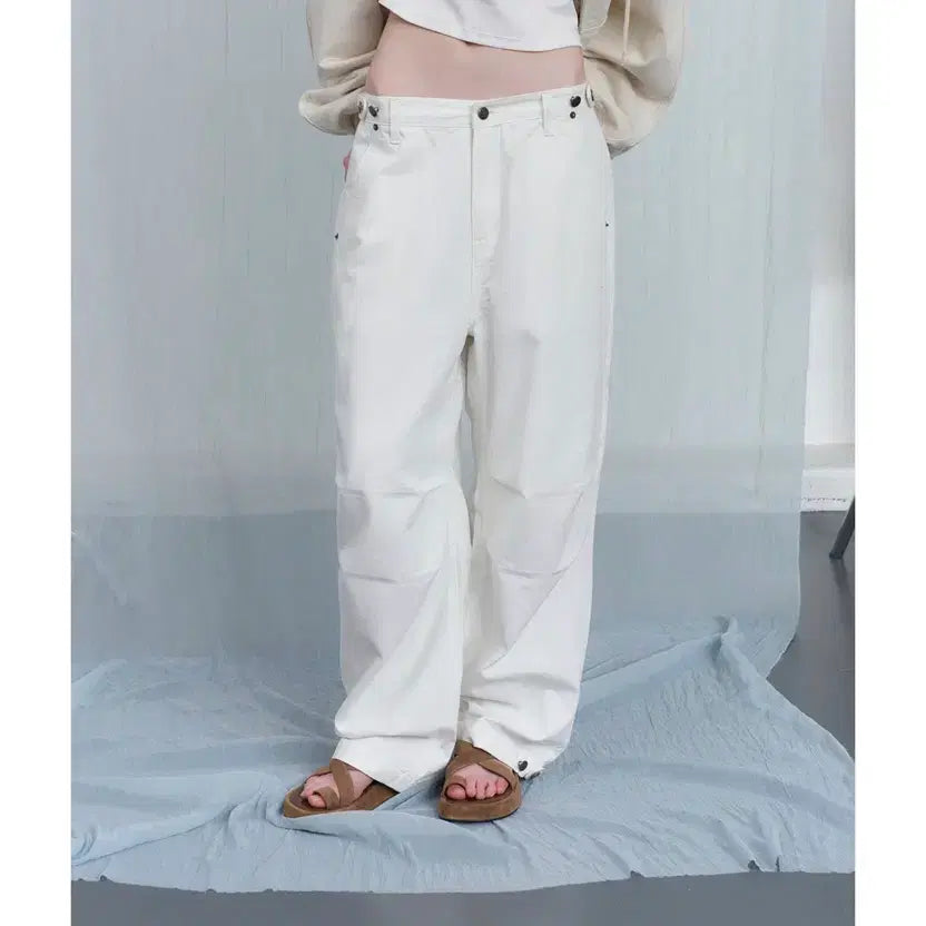 [BUNJANG] Poetto Adjust Ivory Pants / 새상품 [s] 포에토 Adjust ivory pants 바지