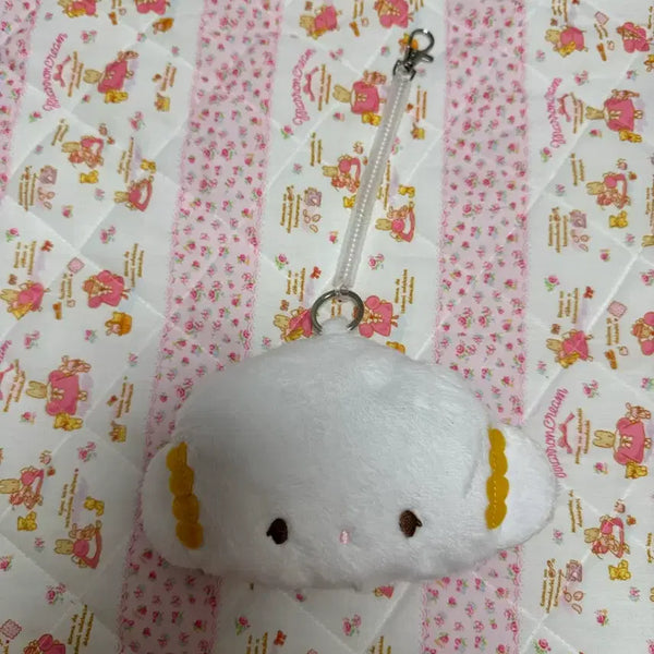 [BUNJANG] Sanrio Corgi "Mung" Face Reel Holder Keychain / 코기뮹 페이스 릴홀더 키링
