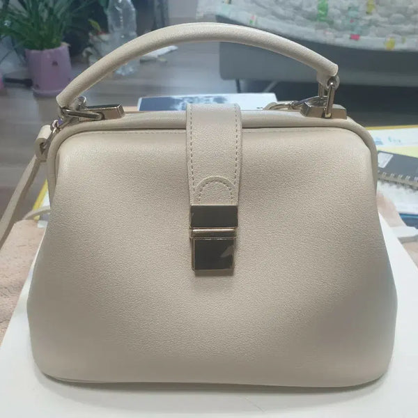 [BUNJANG] Ivory Tote Bag Crossbody Bag / 작은 토트백 크로스백