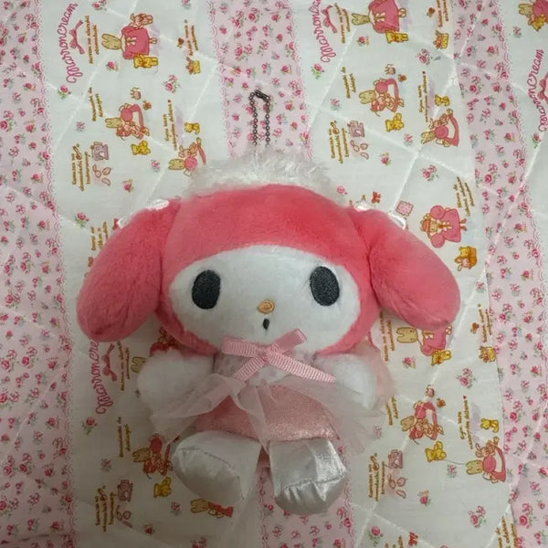 [BUNJANG] Sanrio My Melody Angel Mascot Keyring / 엔젤 마이멜로디 마스코트 키링