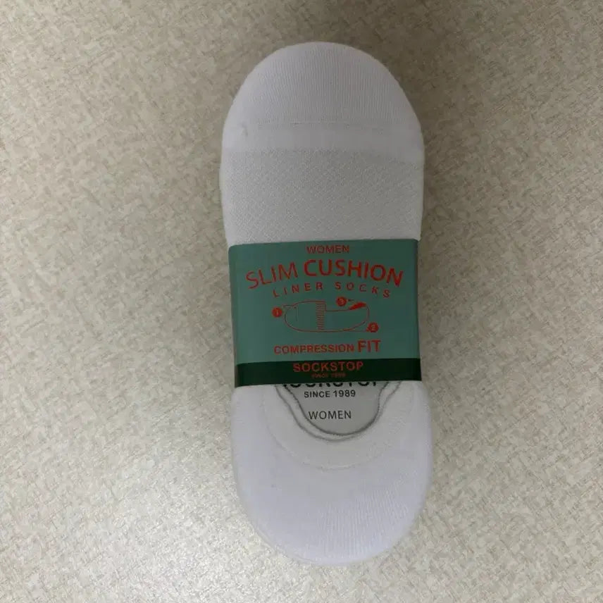 [BUNJANG] Sockstop Women's Slim Cushion No-Show Socks (7-Pair Pack) / SOCKSTOP 슬림 쿠션 덧신 여성용 7켤레