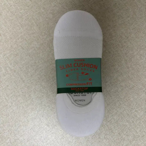 [BUNJANG] Sockstop Women's Slim Cushion No-Show Socks (7-Pair Pack) / SOCKSTOP 슬림 쿠션 덧신 여성용 7켤레