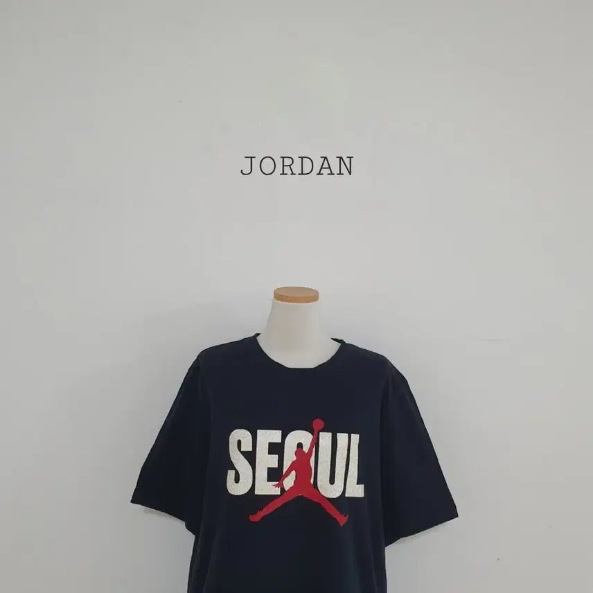 [BUNJANG] Nike Jordan Seoul Logo T-Shirt Black XXL / No.26070407 조던 서울 반팔 티셔츠 블랙 나이키반팔