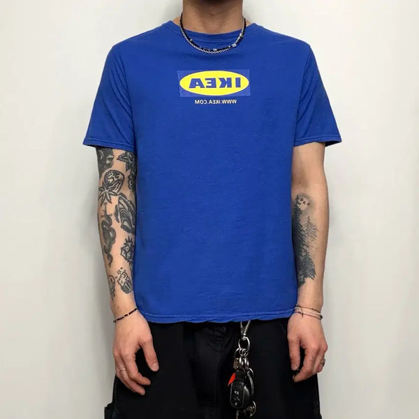 [BUNJANG] IKEA Vintage Logo T-Shirt / IKEA 이케아 빈티지 로고 반팔티셔츠
