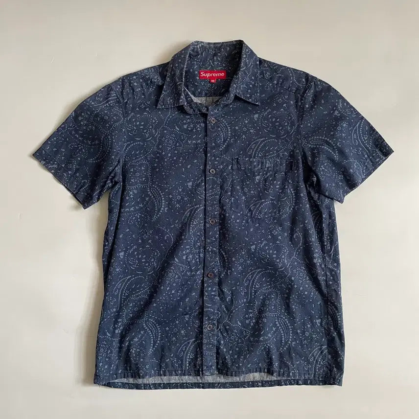 [BUNJANG] Supreme 2000s Paisley Short Sleeve Shirt / 2000s 올드 슈프림 페이즐리 반팔 셔츠 남방