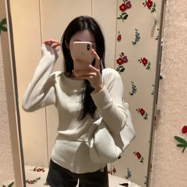 [BUNJANG] Lazy Sunday Nezz Cotton Wrap Knit / 레이지샵 랩니트 Nezz cotton wrap knit