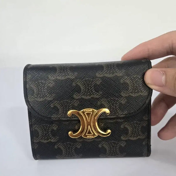 [BUNJANG] Celine Triomphe Tri-fold Medium Wallet / 셀린느 지갑 트리오페 3단 중지갑