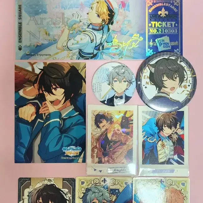 [BUNJANG] Ensemble Stars! Knights Riitsu Izumi Arashi Bundle Set Nanjatown Pasa Live Ticket / 앙스타 나이츠 리츠 이즈미 아라시 일괄 판매 난쟈타운 애니메이트 카페